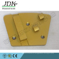 2 Quarter PCD + Diamond Segment Trapezoid Grinding Plate/Shoe